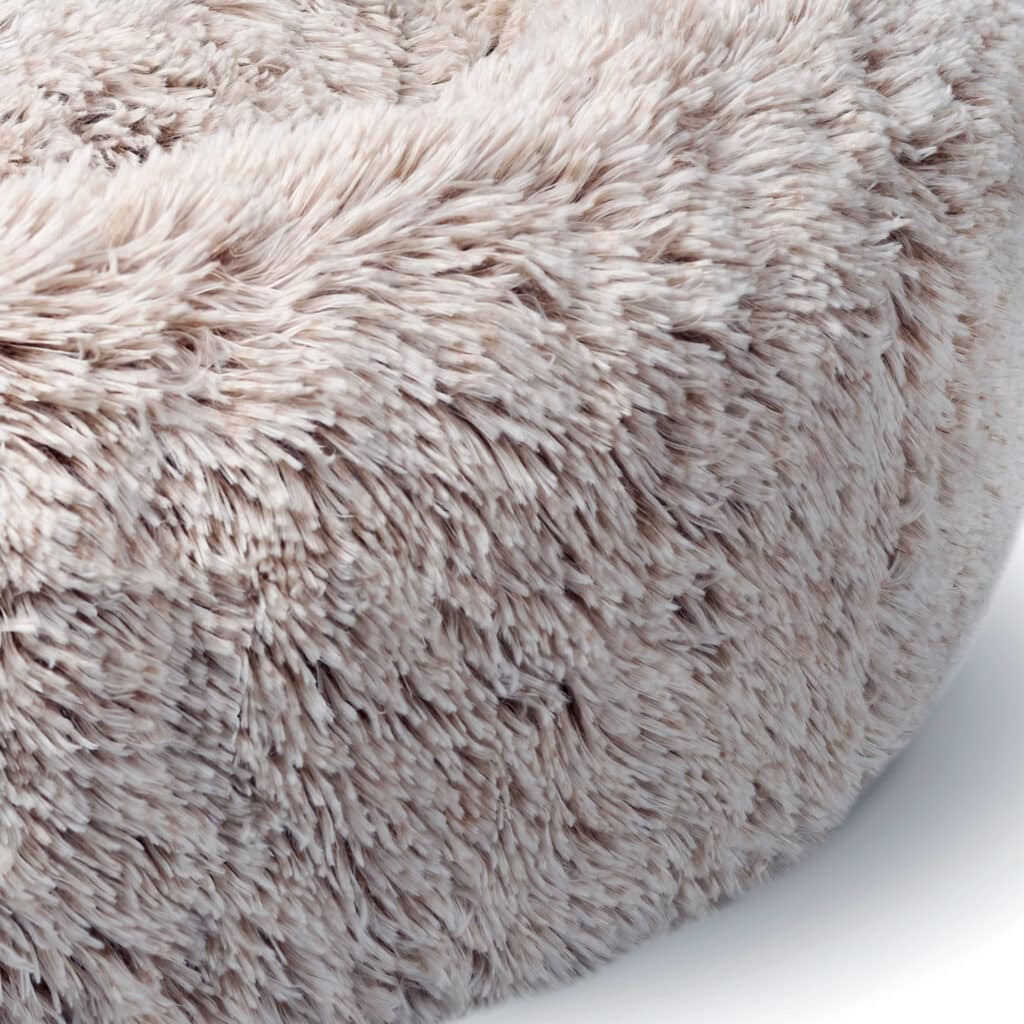 Superior Pet Goods Curl Up Cloud Calming Dog Bed Sable
