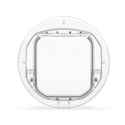 Aussie Pet Doors APD – Medium Clear Deluxe Slimline Pet Door – Glass Fitting