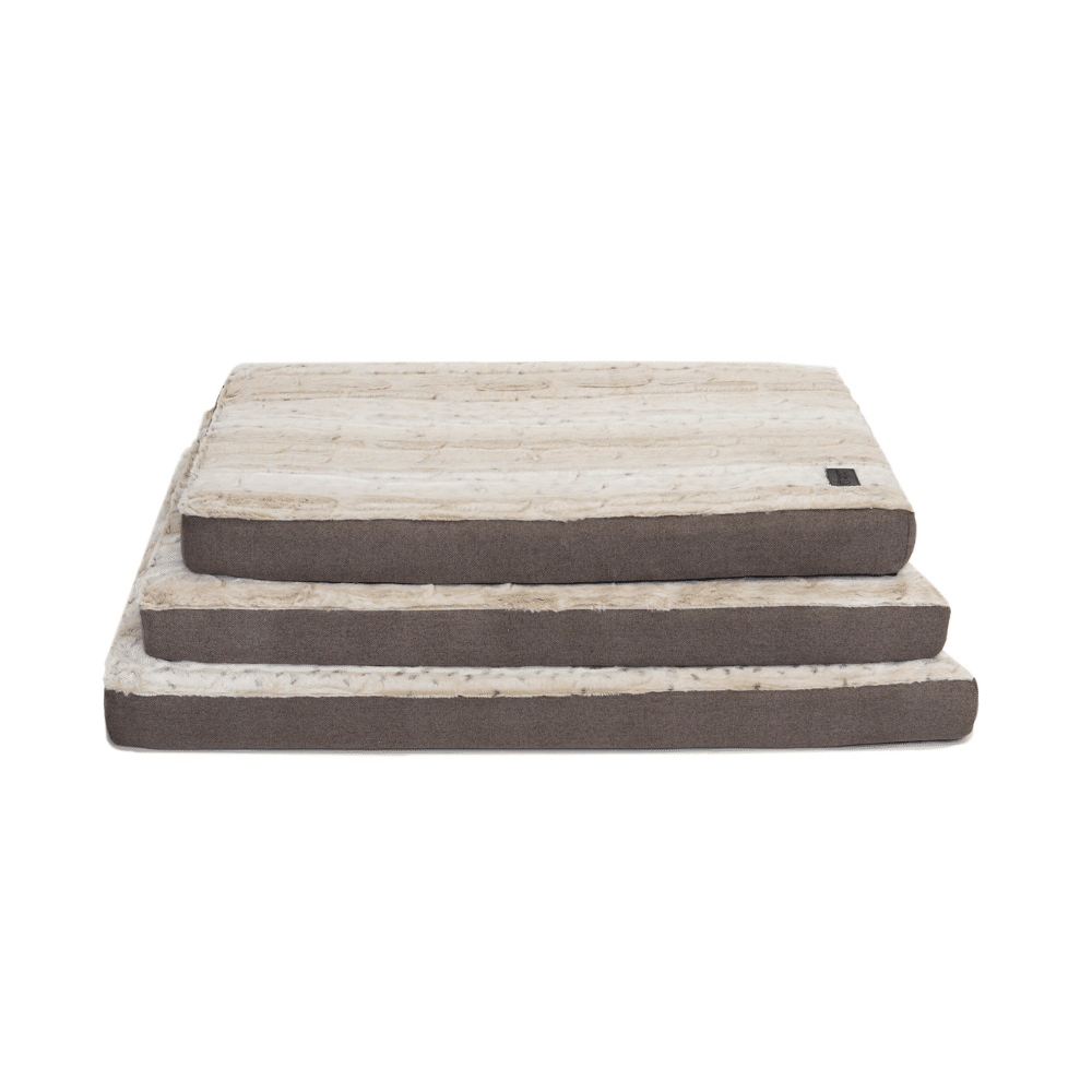 Superior Pet Goods Ortho Dog Mat Water Resistant Light Brindle Faux Fur