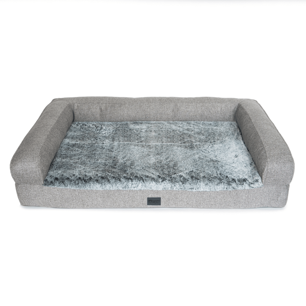 Superior Pet Goods Orthopaedic Pet Dog Sofa Artic Faux Fur