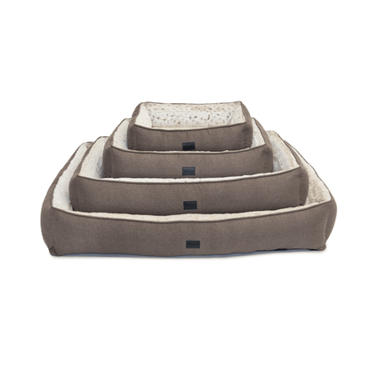 Superior Pet Goods Ortho Dog Lounger Light Brindle Faux Fur