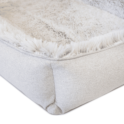 Superior Pet Goods Ortho Dog Lounger Aspen Faux Fur
