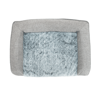 Superior Pet Goods Orthopaedic Pet Dog Sofa Artic Faux Fur