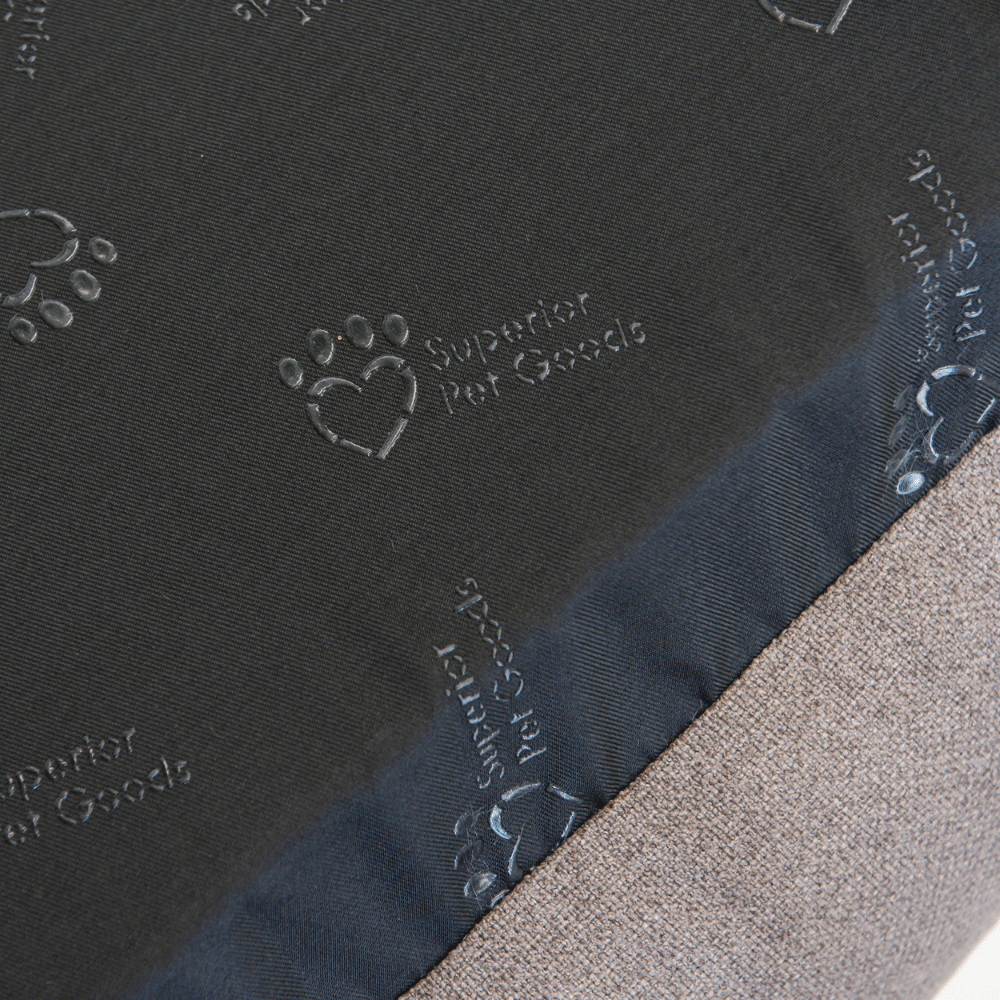 Superior Pet Goods Dog Lounger Light Brindle Faux Fur
