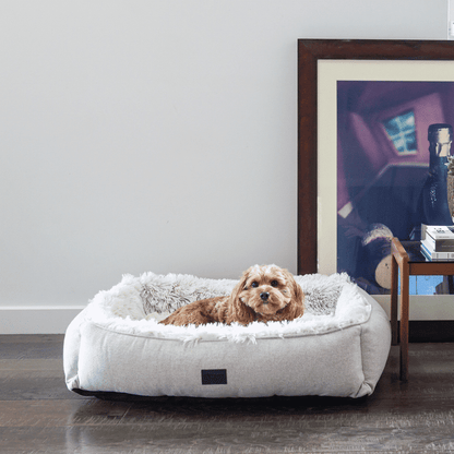 Superior Pet Goods Dog Lounger Aspen Faux Fur