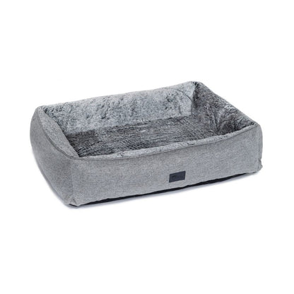 Superior Pet Goods Ortho Dog Lounger Artic Faux Fur