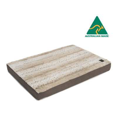 Superior Pet Goods Ortho Dog Mat Water Resistant Light Brindle Faux Fur