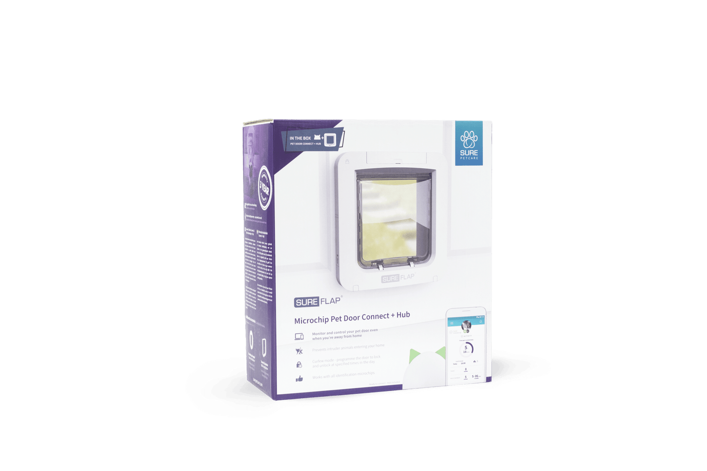 SureFlap Microchip Pet Door Connect + Hub SET -  App Controlled Microchip Technology