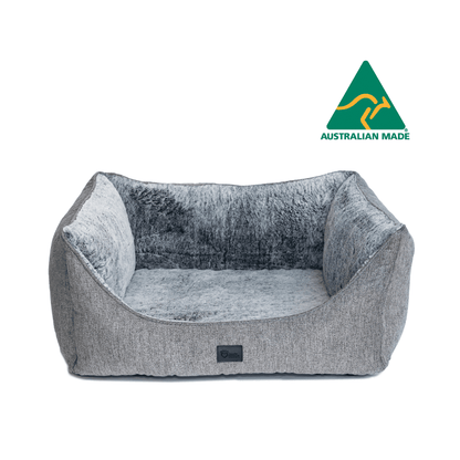 Superior Pet Goods High Side Hideout Ortho Dog Bed Artic Faux Fur