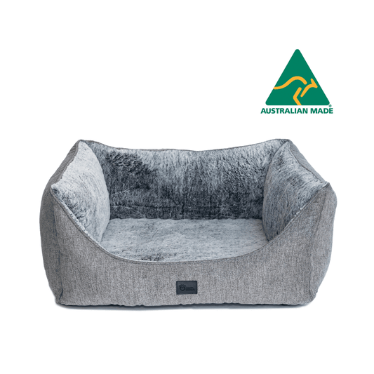 Superior Pet Goods High Side Hideout Ortho Dog Bed Artic Faux Fur