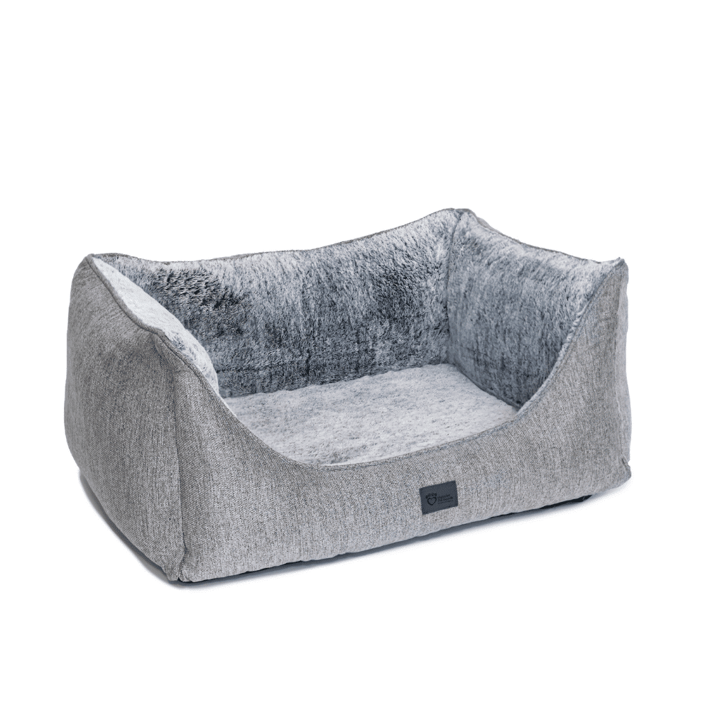 Superior Pet Goods High Side Hideout Ortho Dog Bed Artic Faux Fur