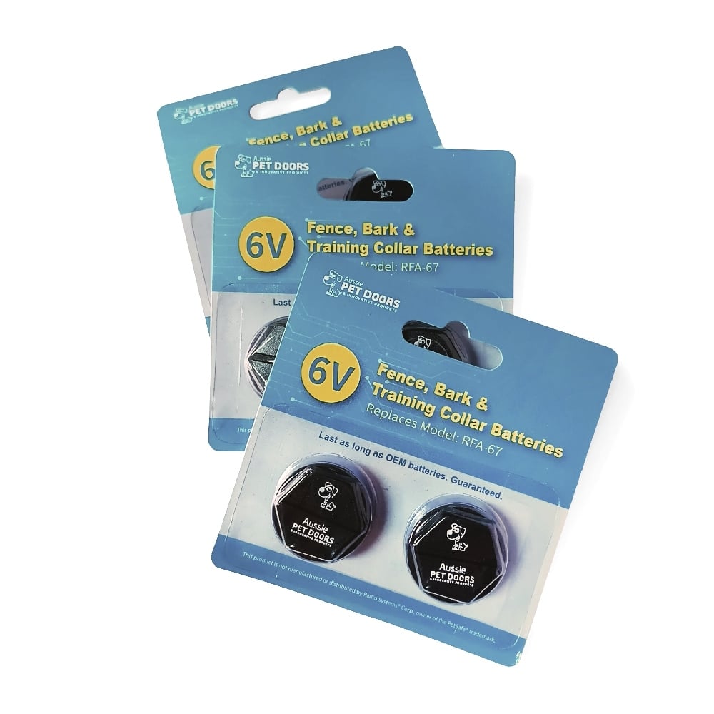 Aussie Pet Doors APD 6 Volt Lithium Battery (2-Pack) RFA-67D-11