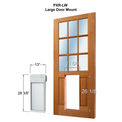 High Tech Roll Up Automated Pet Door - Large WiFi Control