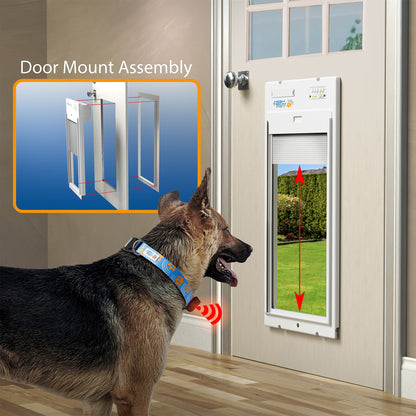 High Tech Roll Up Automated Pet Door - Large WiFi Control