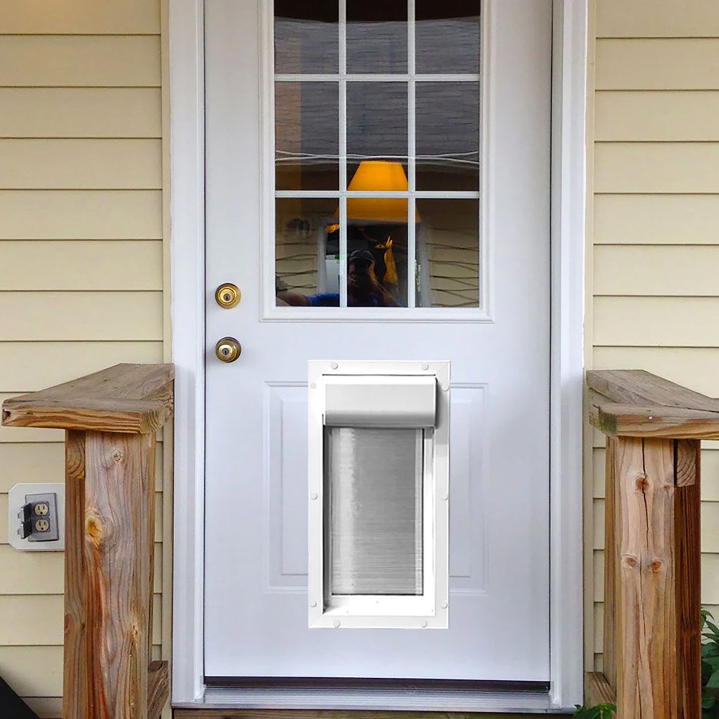 High Tech Roll Up Automated Pet Door - Large WiFi Control