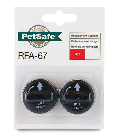 PetSafe 6 Volt Lithium Battery (2-Pack) RFA-67D-11