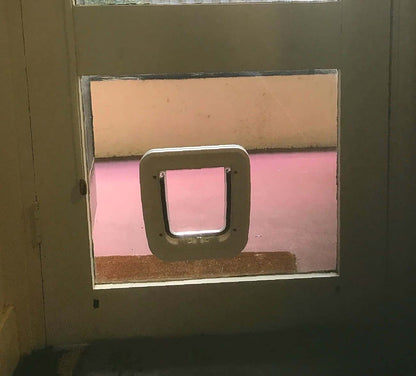 Aussie Pet Doors APD Small Pet Door For Glass, Screen &amp; Timber Door Installation