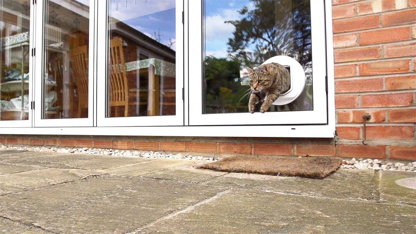 SureFlap Dual Scan Microchip Cat Door - Reads Both Entry &amp; Exit
