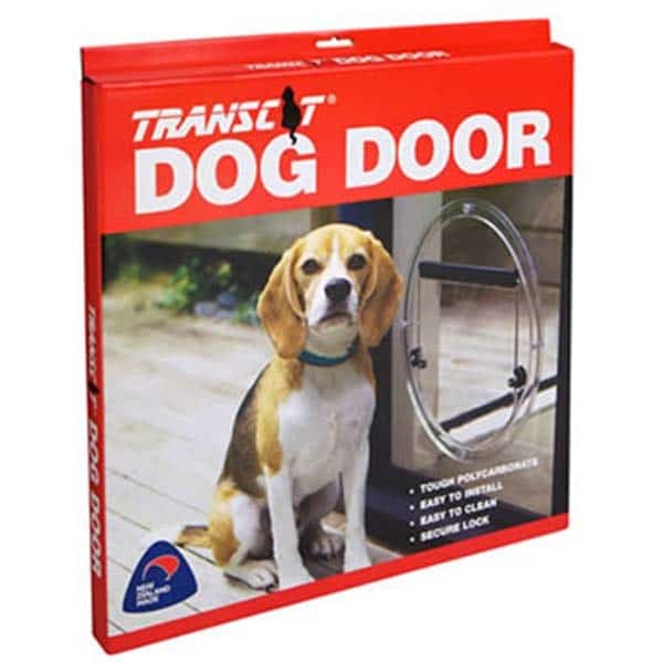 Transcat Small To Medium Dog Door - Clear