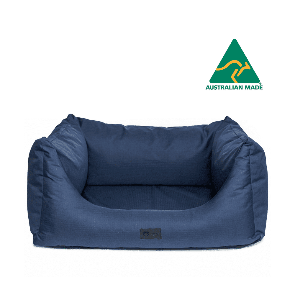Superior Pet Goods High Side Hideout Ortho Dog Bed Bondi Blue