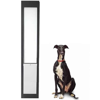 Greyhound Pet Door Insert for a Sliding Door