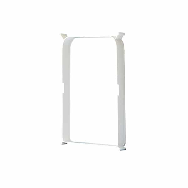 Aussie Pet Doors APD Medium Rectangular Dog Door To Suit Glass, Screen and Timber Door Installation - White