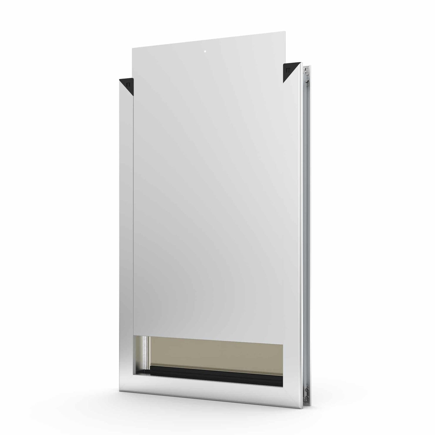 Aussie Pet Doors APD - Extra Large Premium Aluminium Framed Door - Soft Flap, Suits Glass, Timber Door, Security Screen &amp; Wall Mount!
