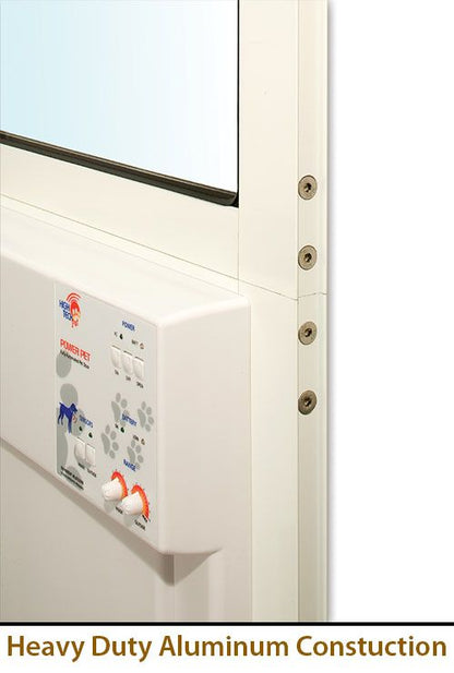 High Tech Automated Pet Door – MEDIUM Patio Door WiFi Control