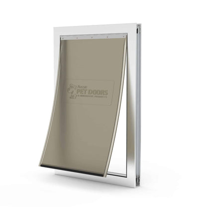 Aussie Pet Doors APD - Extra Large Premium Aluminium Framed Door - Soft Flap, Suits Glass, Timber Door, Security Screen &amp; Wall Mount!